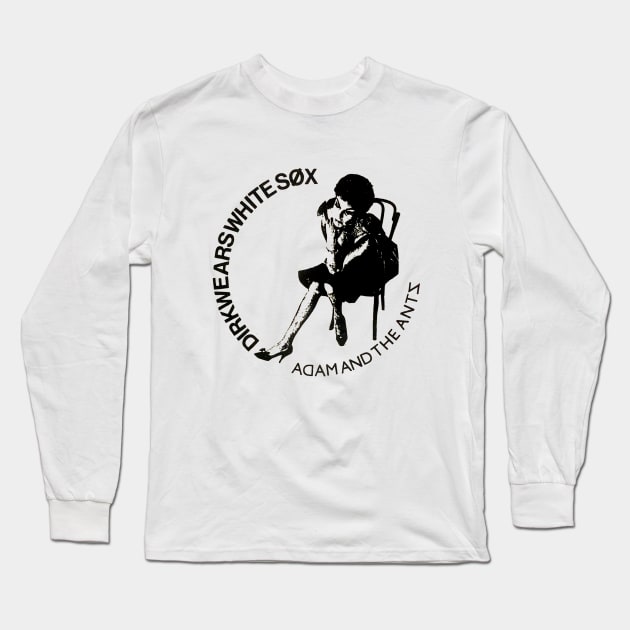 Dirk Wears White Sox Adam and the Ants Long Sleeve T-Shirt by Pop Fan Shop